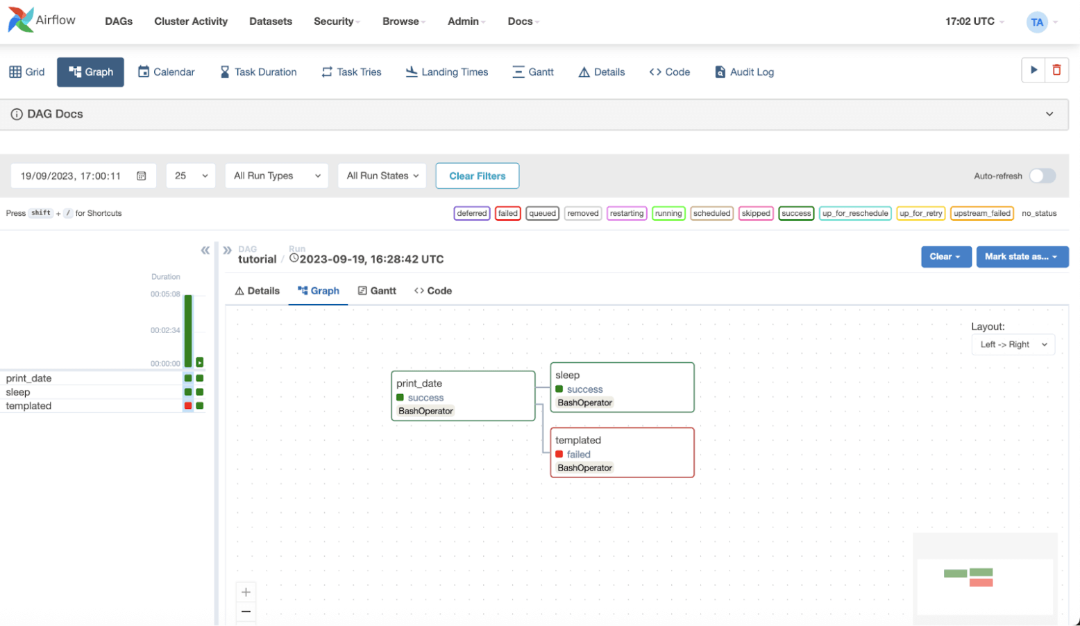 Apache Airflow screenshot