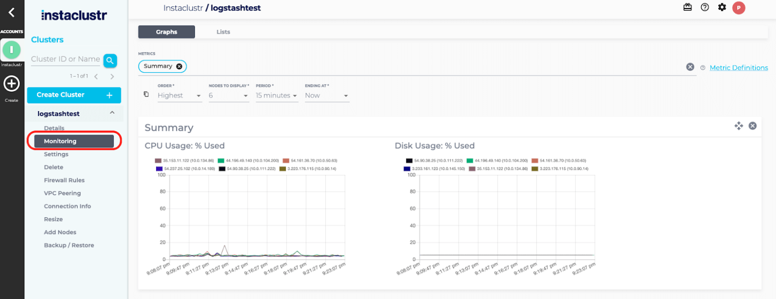 NetApp Instaclustr screenshot
